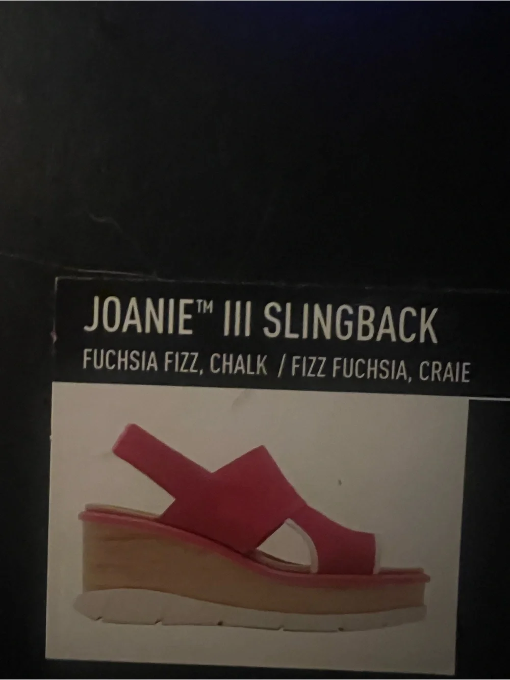 Sorel Joanie III Slingback Sandal - Fuchsia Pink NIB